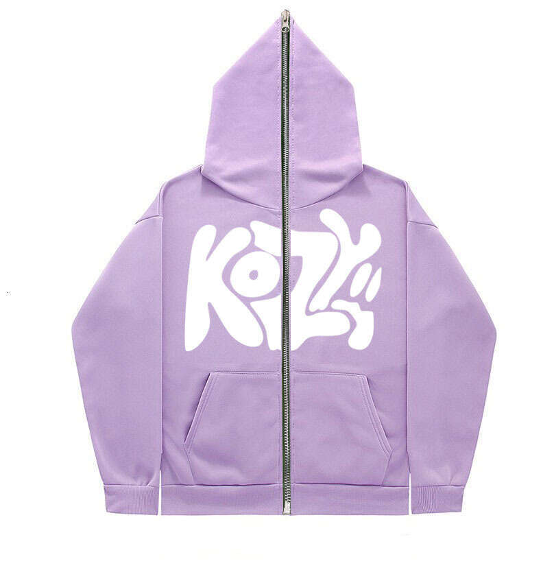 Full Zipper Hoodie Autumn/Winter Fleece Oversize Hoodie Zip Up American Cardigan Hoodie fashion