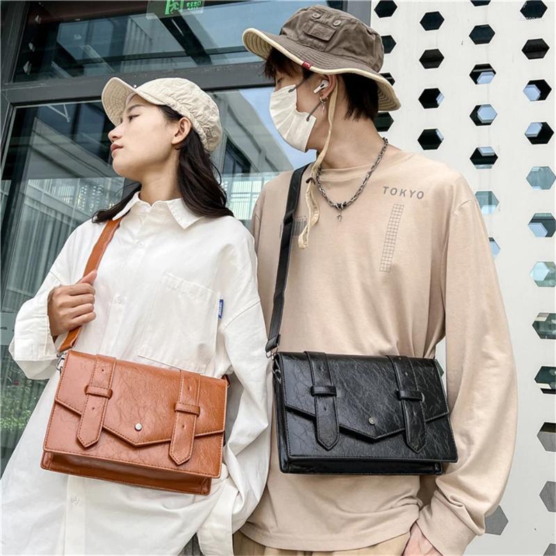 Drawstring Women's Leisure PU Crossbody Bag Large-capacity Designer High Quality Ladies Fashion Versatile Student Commuting Shoulder
