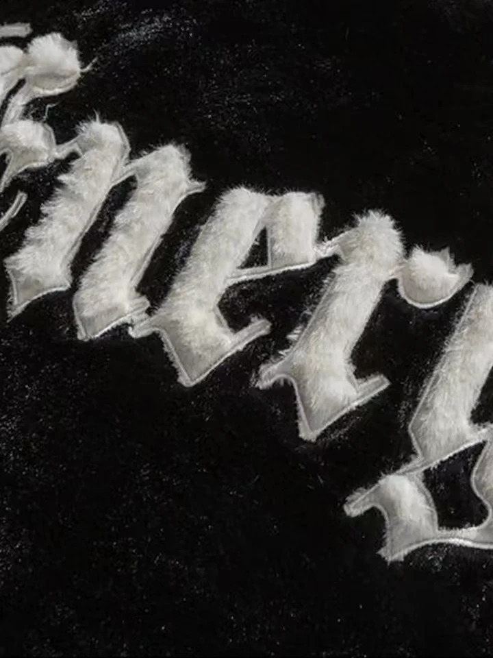 Men Rabbit Fur Jacket Coats Fur Stand-up CollarEmbroidered Padded Jacket Men Winter CasualThickened Coat Unisex Warm Streetwear 240911