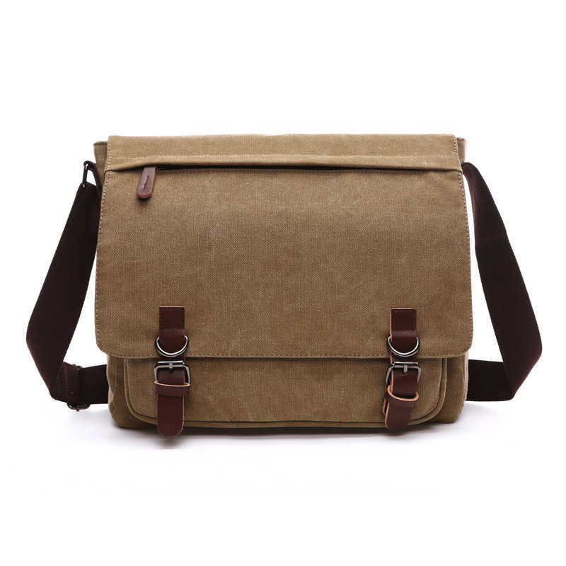 CMM Men's women's Single Shoulder Messenger Bag versatile canvas bag practical business computer bag Korean fashion street bag 240915