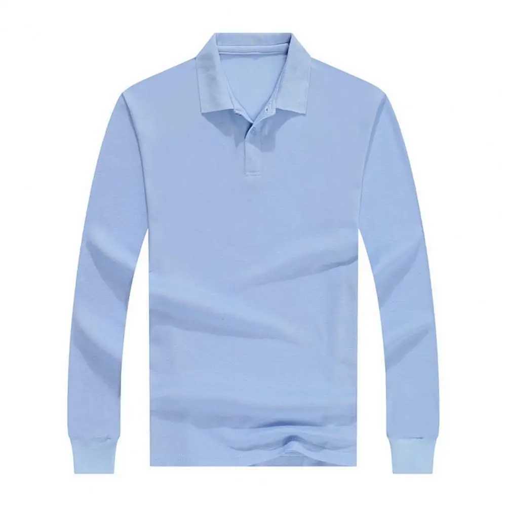 Mens collar shirt long sleeved anti wrinkle zipper shirt top sudaderas para hombres W240913