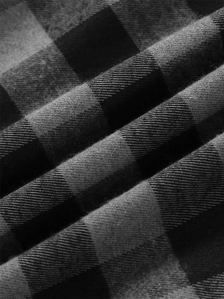 Mens Homewear Set Pajamas Long Sleeve Fashion Daily High Quality Solid Colour Pajamas Plaid Pajama Pants Set Y240913