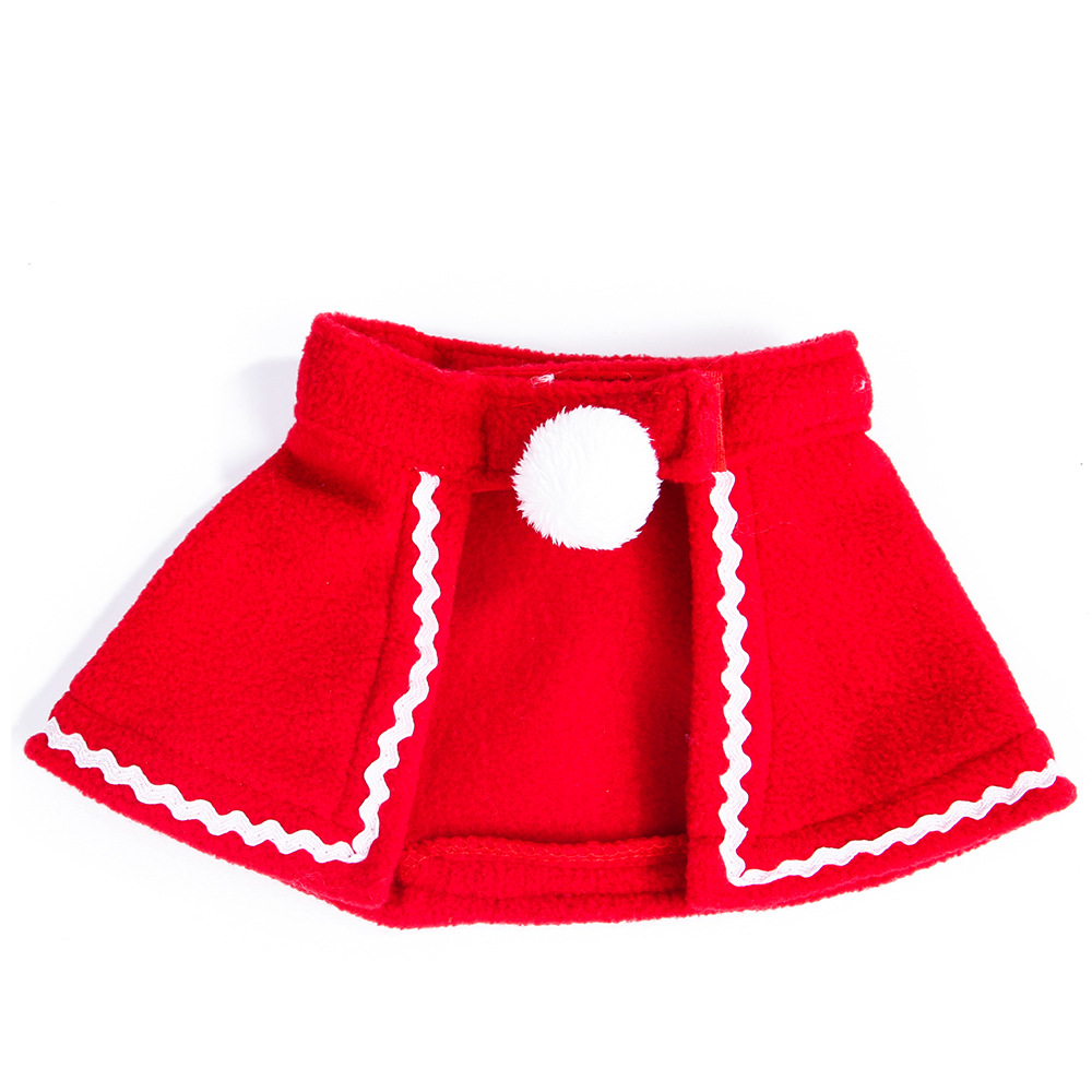 Christmas Headbands Girl Capes Stretchy Funny Hat Costumes Clothes with Bowtie Dog Outfit for Small Dogs Cats Puppy Free shipping