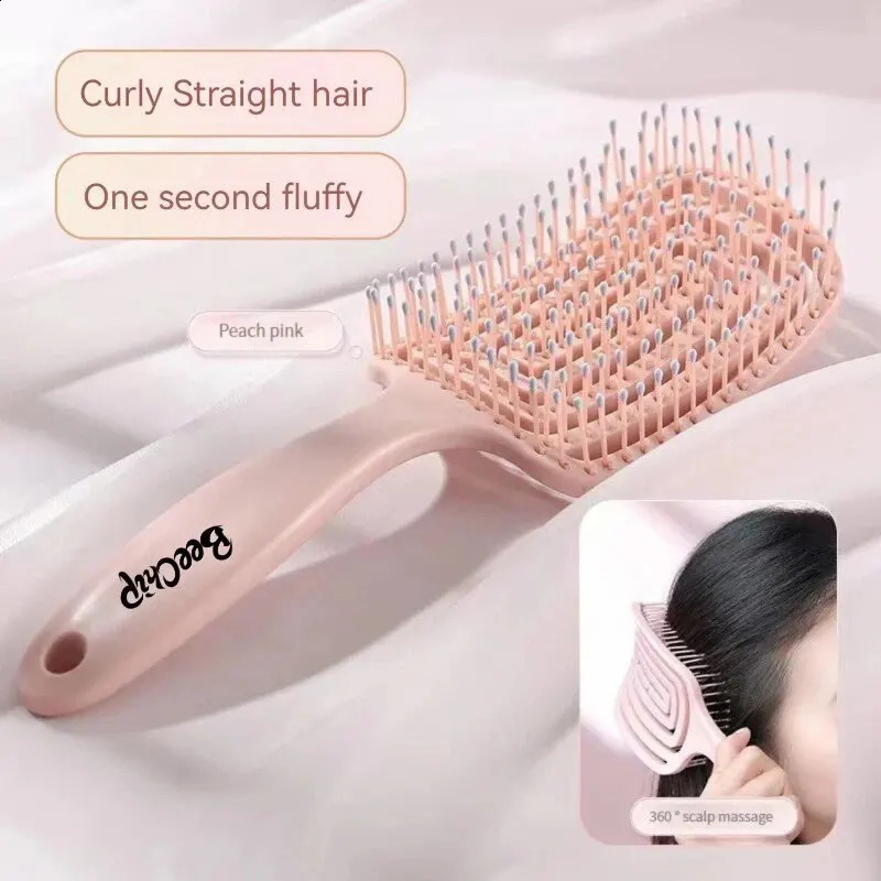 Hairbrush Air Cushion Comb Fluffy AntiHair Loss Massage Hair Brush For All Types Long Thick Thin Curly Natural 240911