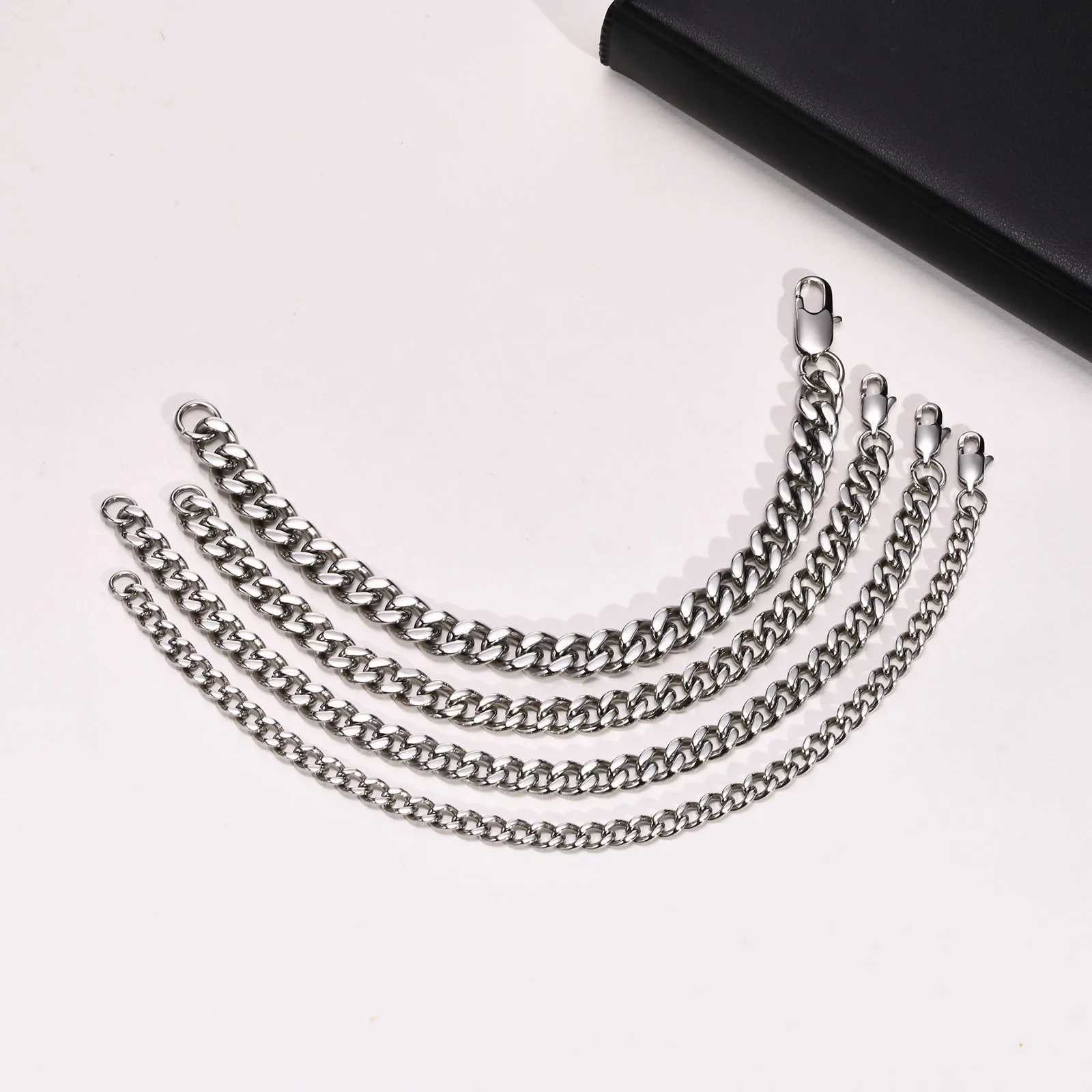 Mens Stainless Steel Link Chain Bracelets for Men Boys Gifts Jewelry 5MM/7MM/9MM Length 19cm/23cmX240913