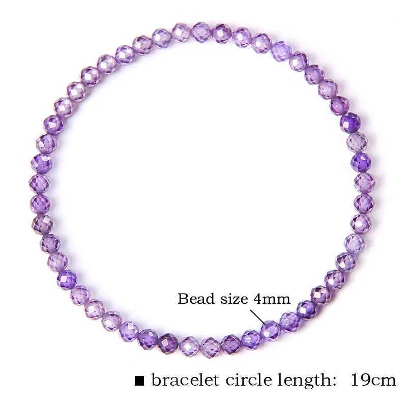 4MM natural stone tourmaline bracelet for men crystal face bead bracelet for healing spiritual energy handmade exquisite jewelry W240913