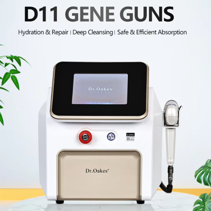 High Pressure D11 Gene Gun Needleless Mesotherapy Device High Pressure Pump Skin Rejuvenation Wrinkle Remover Beauty Machine