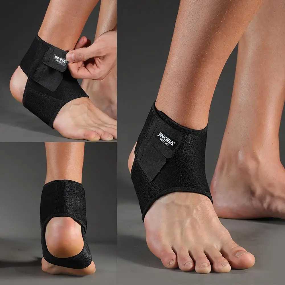 1 PC Sport Ankle Stabilizer Brace Compression Ankle Support Tendon Pain Relief Strap Foot Sprain Injury Wraps Running Basketball Y240913