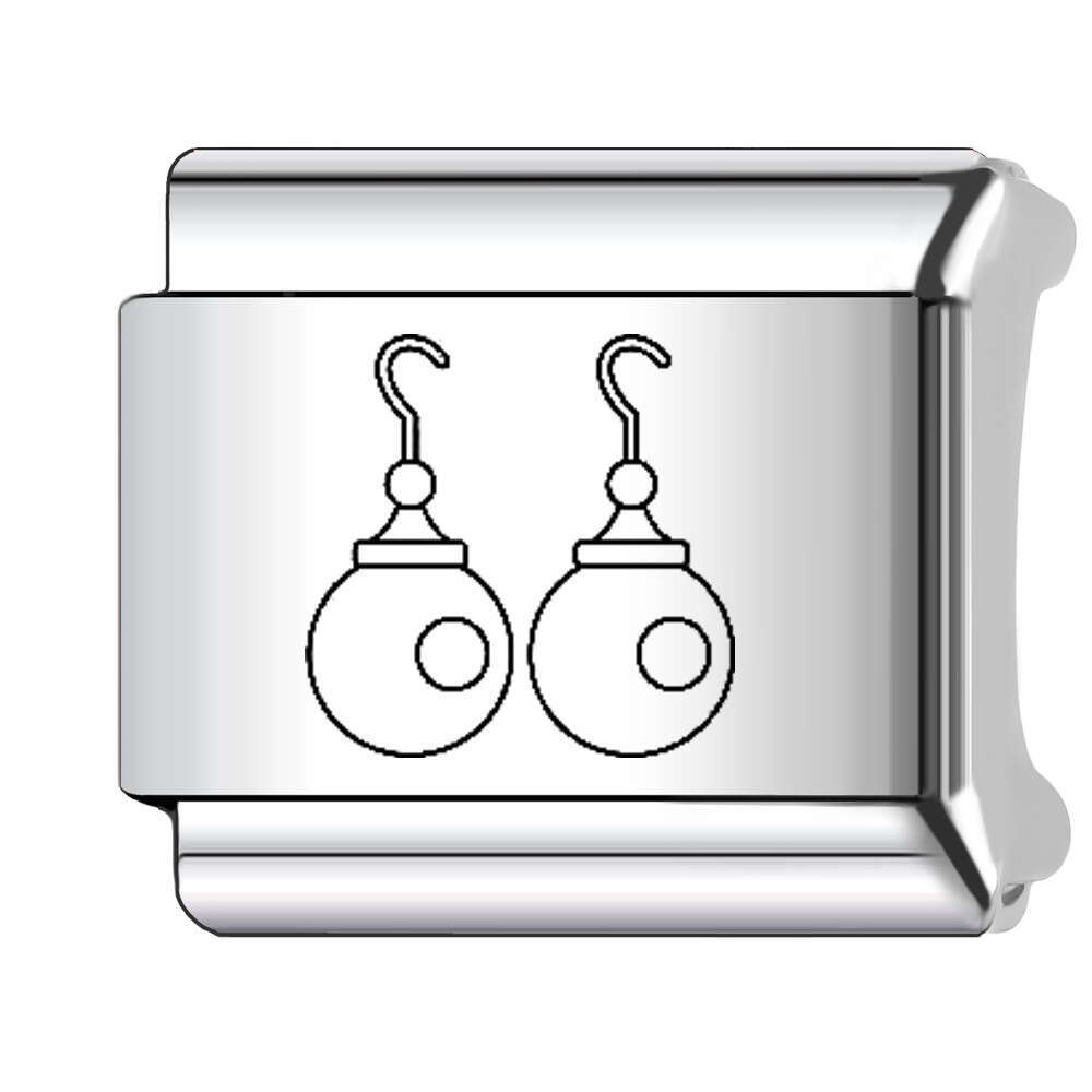 2024 New Women's Gift sweet love Italian Charms Links Beads Fit 9Mm Stainless Steel Bracelet Making Jewelry