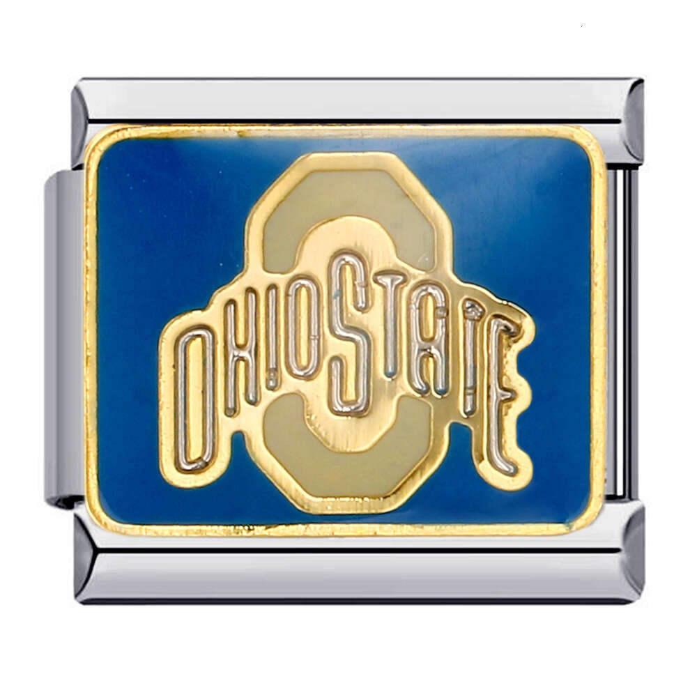 New Welding Enamel Mysterious Purple DIY Beads Bracelet Italian Charm Links Stainless Steel Fit 9mm Bracelet Jewelry DIY Making Gifts