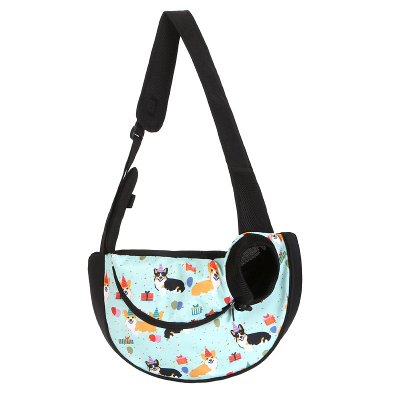 Halloween Pet shoulder bag portable cat bag hand-held travel pet bag dog outdoor backpack chest bag diagonal cross bag