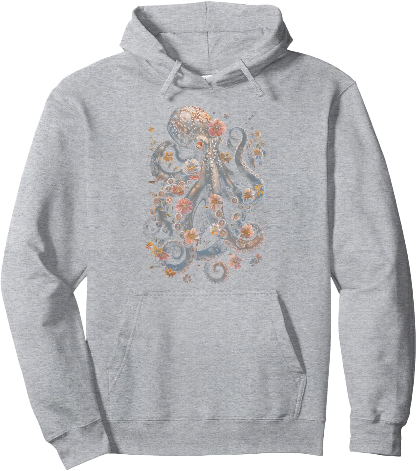 Hoodie for Mens Womens Watercolor Octopus Gifts Funny Graphic Tees Pullover Hoodie Graphic Hoodies sweatshirt Pullover Long Sleeve