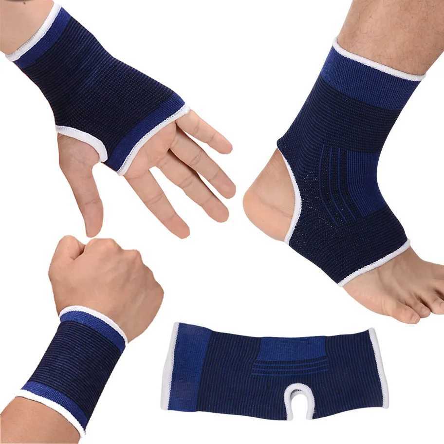 Ankle Support BraceElasticity Protection Foot BandageSprain Prevention Sport Fitness Guard Band Elbow Knee Pads Wrist Support Y240913