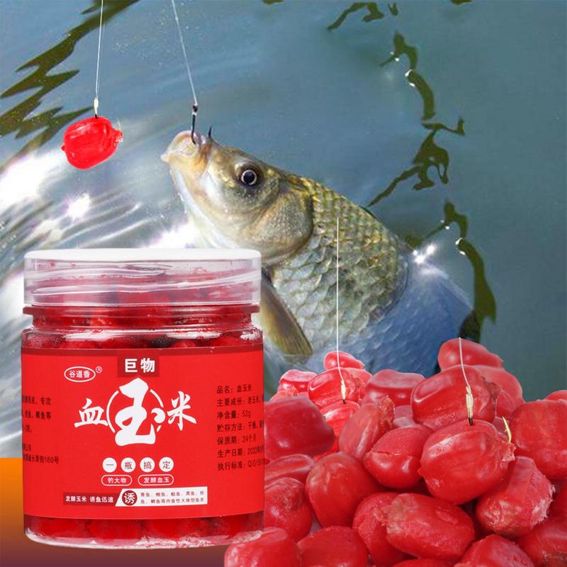 Carp Fishing Bait Fishing Attractant Additive Natural Blood Corn Fish Lure Scent For Herring Trout Snakehead Tilapia Bighead