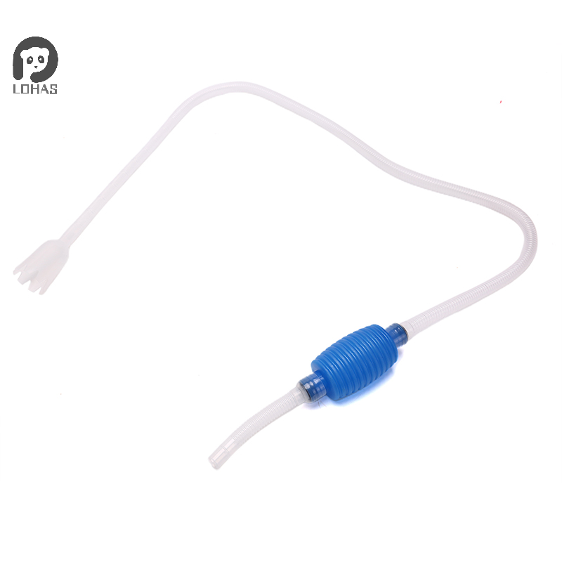 Aquarium Gravel Cleaner Vacuum Handheld Siphon Pump With Filter Nozzle Fish Tank