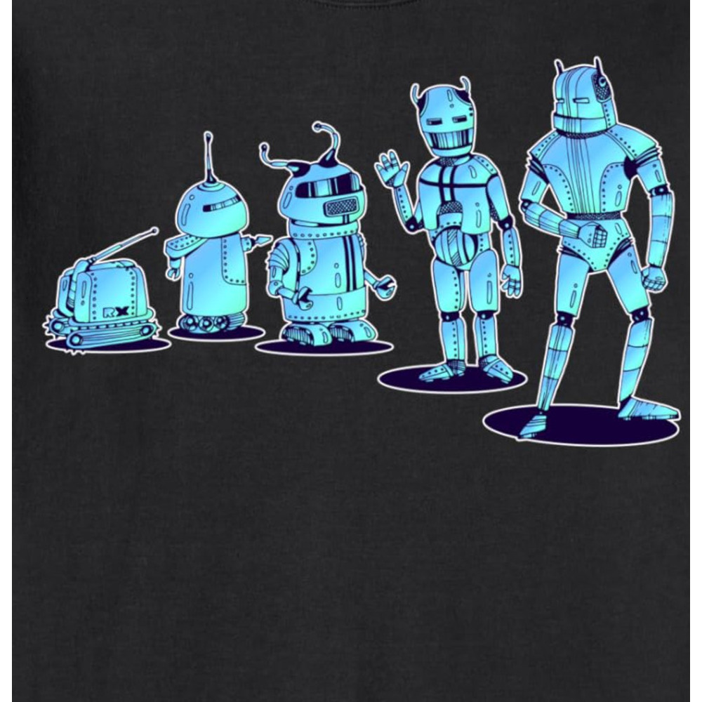 Long Sleeve Shirts for Men sweatshirt Evolution of Robot Robotics Digital Funny Gift Sweatshirt Tee Streetwear Casual tops clothes