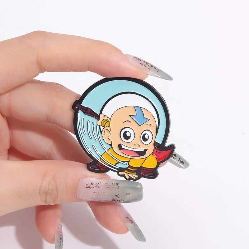 Cartoon Anime 3-7PCS/SET Brooch Character Ornaments Pendant Creative Anti-travelling Ornaments Metal Badge To Send Friends GiftX240914