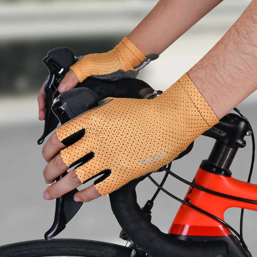 Men Women Cycling Gloves Fingerless Half Finger Summer MTB Bicycle Bike Glove Motorcycle Accessories 2111670 Y240914