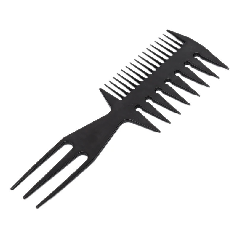 Big Teeth Double Side Tooth Combs Barber Hair Dyeing Cutting Coloring Brush Man Styling Tool 240911
