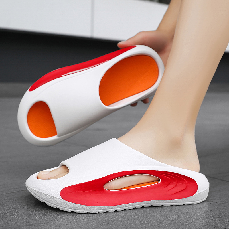 Fashion Men Women Slippers Sides Indoor Outdoor Sandals Beach Casual Shoes Soft Sole Slides Men Flip-flops Summer Men's Sandals