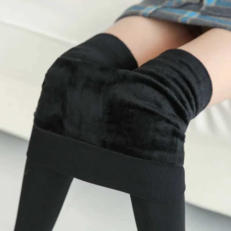 Winter Thermal Lambwool Leggings Women Thicken Fleece Lined Stretchy Leggins Warm Hight Waist Skinny Fitness Soft Joggers TightsX240914