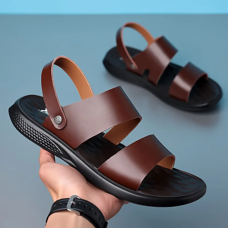 water shoes, outdoor activities, comfortable and durable. men business casual slippers beach sandals fddc