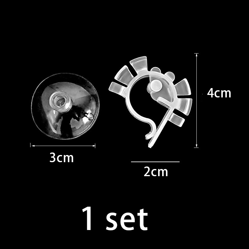 Aquarium Accessories Air Tube Water Hose Fixing Clip Pipe Holder U-shaped Tube Mount Bracket Fish Tank Hose Clamp for 4-6mm