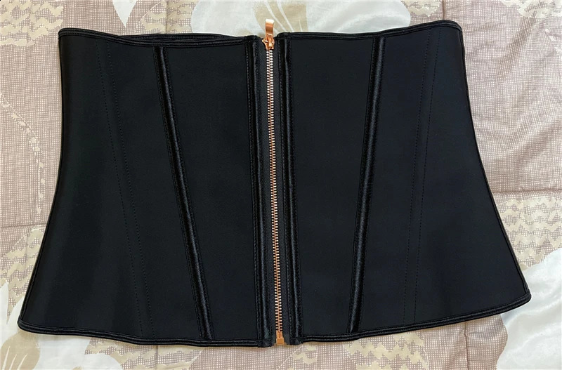 Fajas Colombian Girlds Latex Waist Trainer Double Compression Belt Abdominal Control Sheath Weight Loss Flat Abdominal Model Belt 240913
