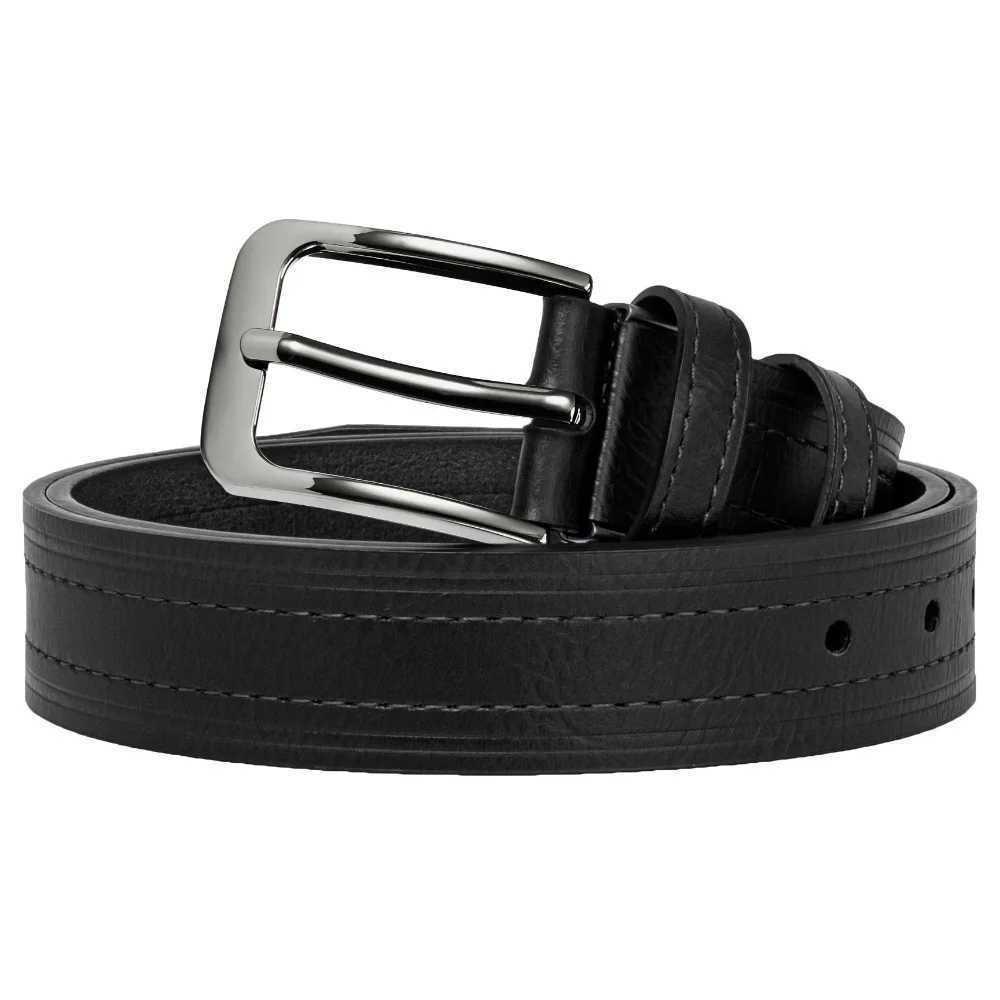 Mens Leather Fashion Classic Belt Metal Pin Buckle Casual Cowhide Mens Vintage Jeans Belts Gifts Belt for WomenX240914