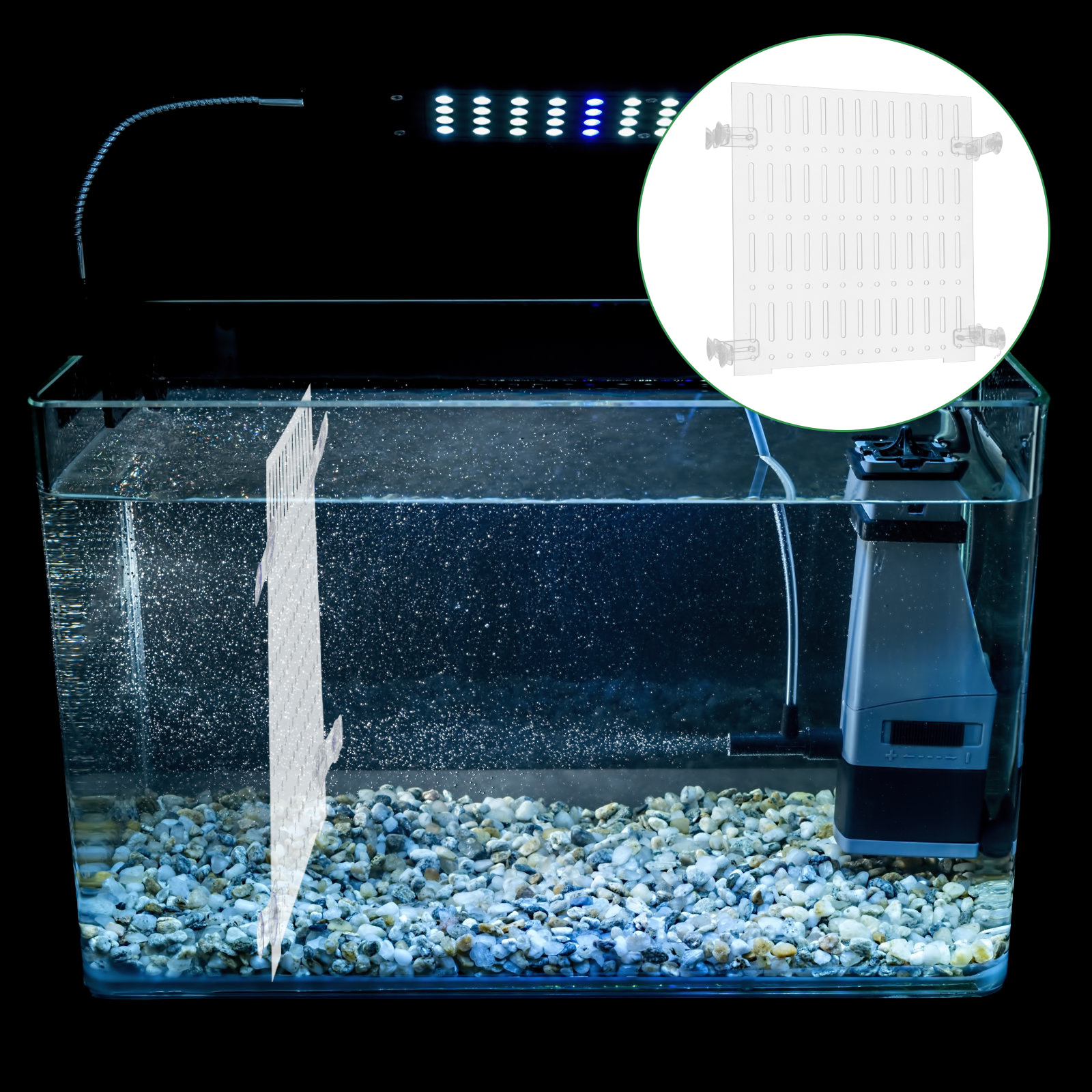 Fish Tank Isolation Board Breeding Aquarium Acrylic Plate Grid Divider Separator