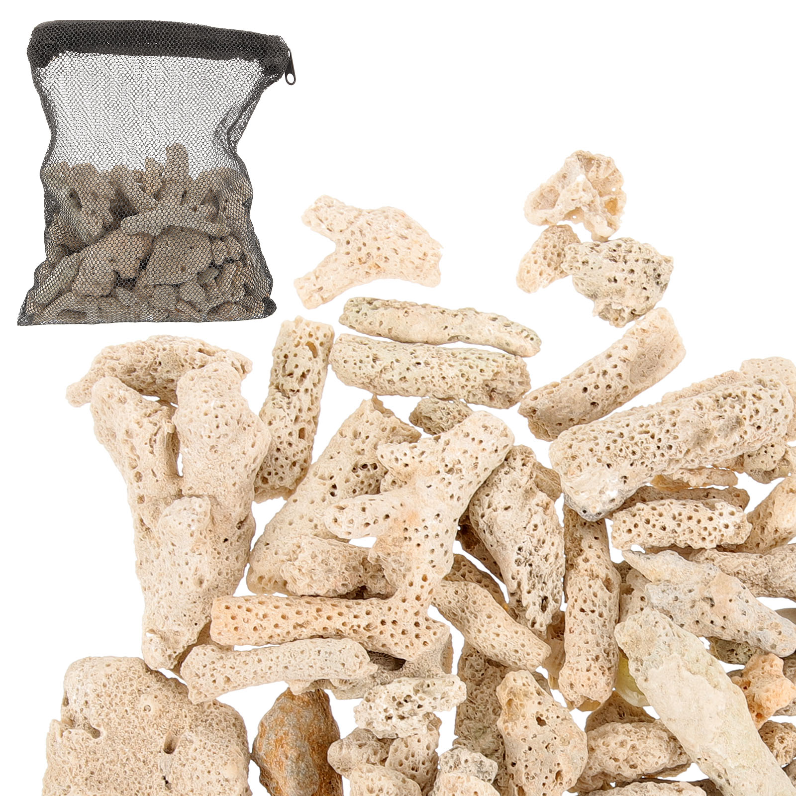 Coral Bone Sand Fish Tank Filtration Material Natural Filter Media Pond Air Filters Parts Household Aquarium Heater For