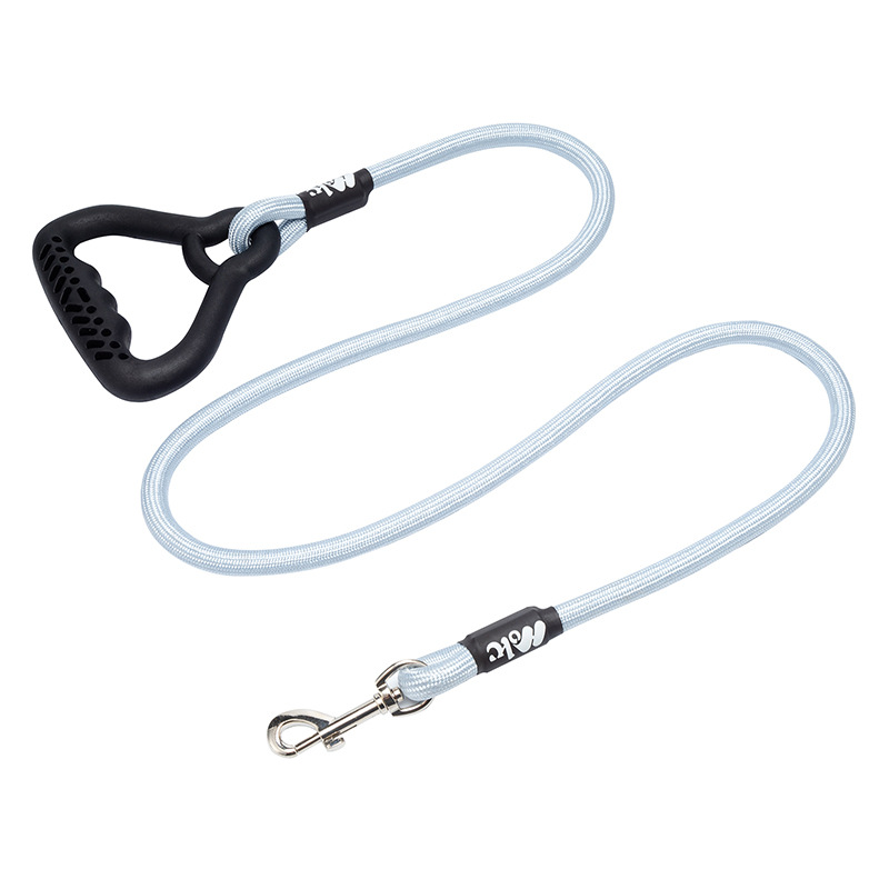Nylon Medium and Large Dog Leash P Chain Rubber Handle Traction Belt Explosion-proof Punch Walking Dog Leash Pet Accessories