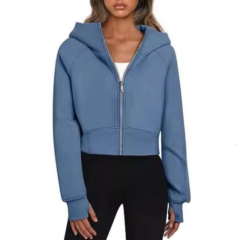 2024 Womens Hooded Zipper Short Casual Plus Veet Long Sleeved Sweatshirt Zip Up Y2k Mens Streetwear Designer Hoodie Men