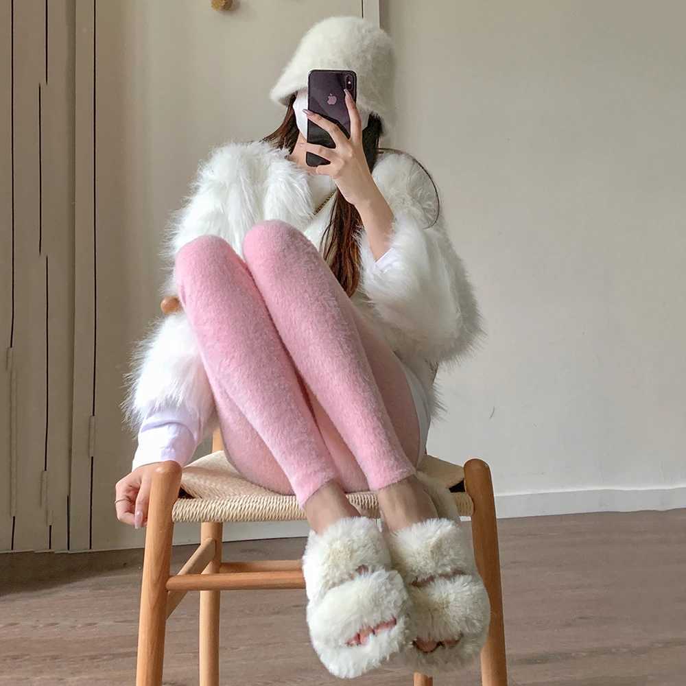 2023 Autumn/Winter New Japanese Knitted High Waist Underpants Womens Thickened Warm PantyhoseX240914