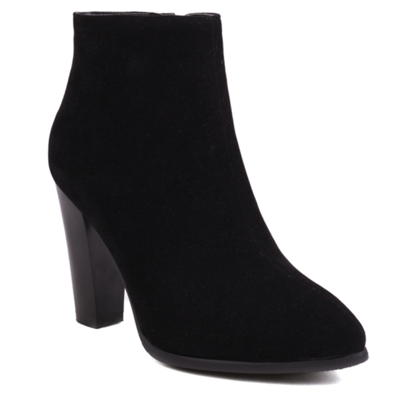 Ankle Women's Boots Autumn Winter High Heels Short Boot For Women Red Black ck Party Shoes Female Large Size 45 47 dd07