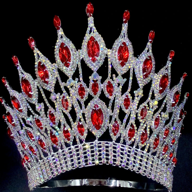 Miss Universe Wedding Crown Queen Tiara Party Stage Show Hair Jewelry for Pageant 240903
