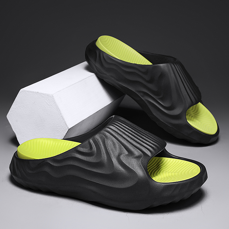 Fashion Men's Slippers Indoor Outdoor Sandals Beach Comfortable Soft Slides Casual Shoes Men Flip-flops Anti Slip Home Slippers