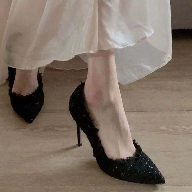 Spring Designer Women New Pumps Fashion Shallow Ladies Elegant Thin High Heel Party Dress Women's Shoes 143a