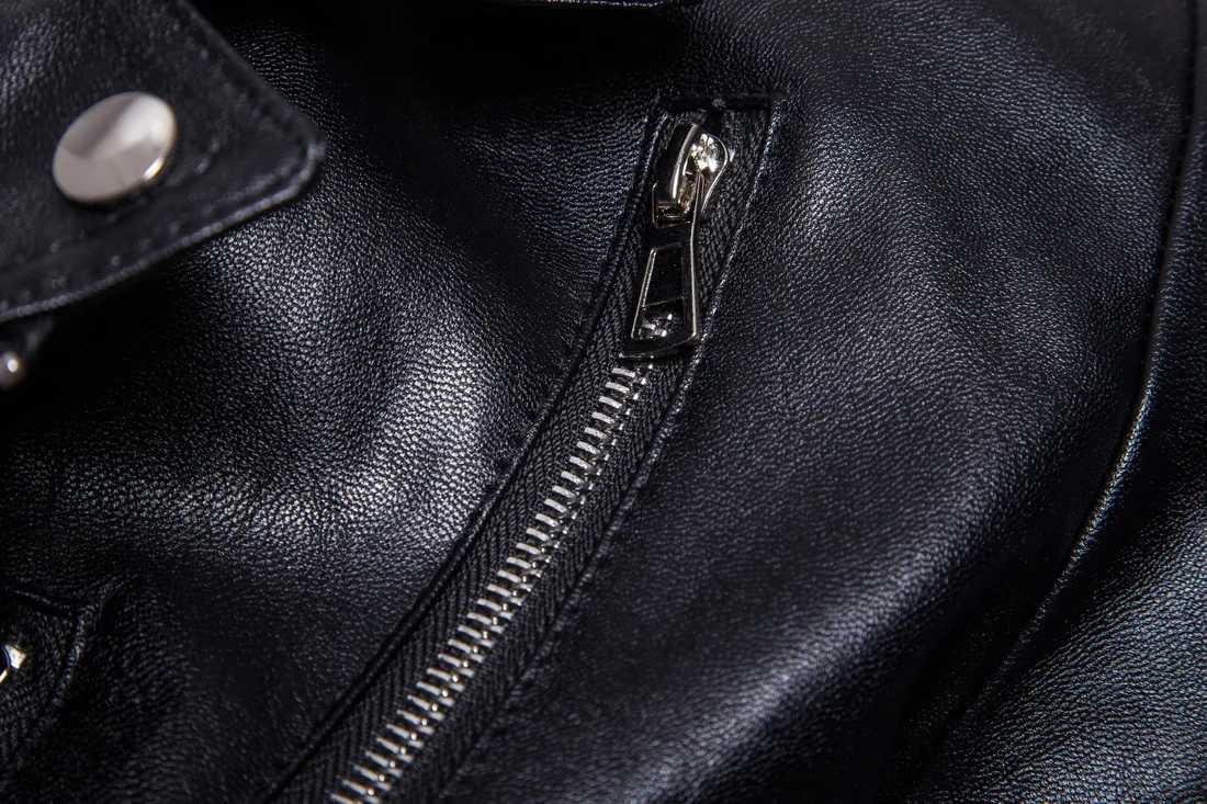 Autumn New Fashion Mens Motorcycle Leather Jacket with Multiple Zippers Motorcycle Jacket Men Leather JacketX240913