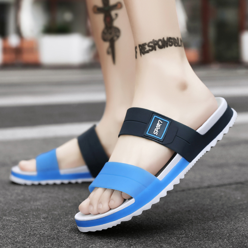 Fashion Men's Slippers Indoor Outdoor Sandals Beach Comfortable Slides Men Casual Shoes Flip-flops Mens Non-slip Home Slippers