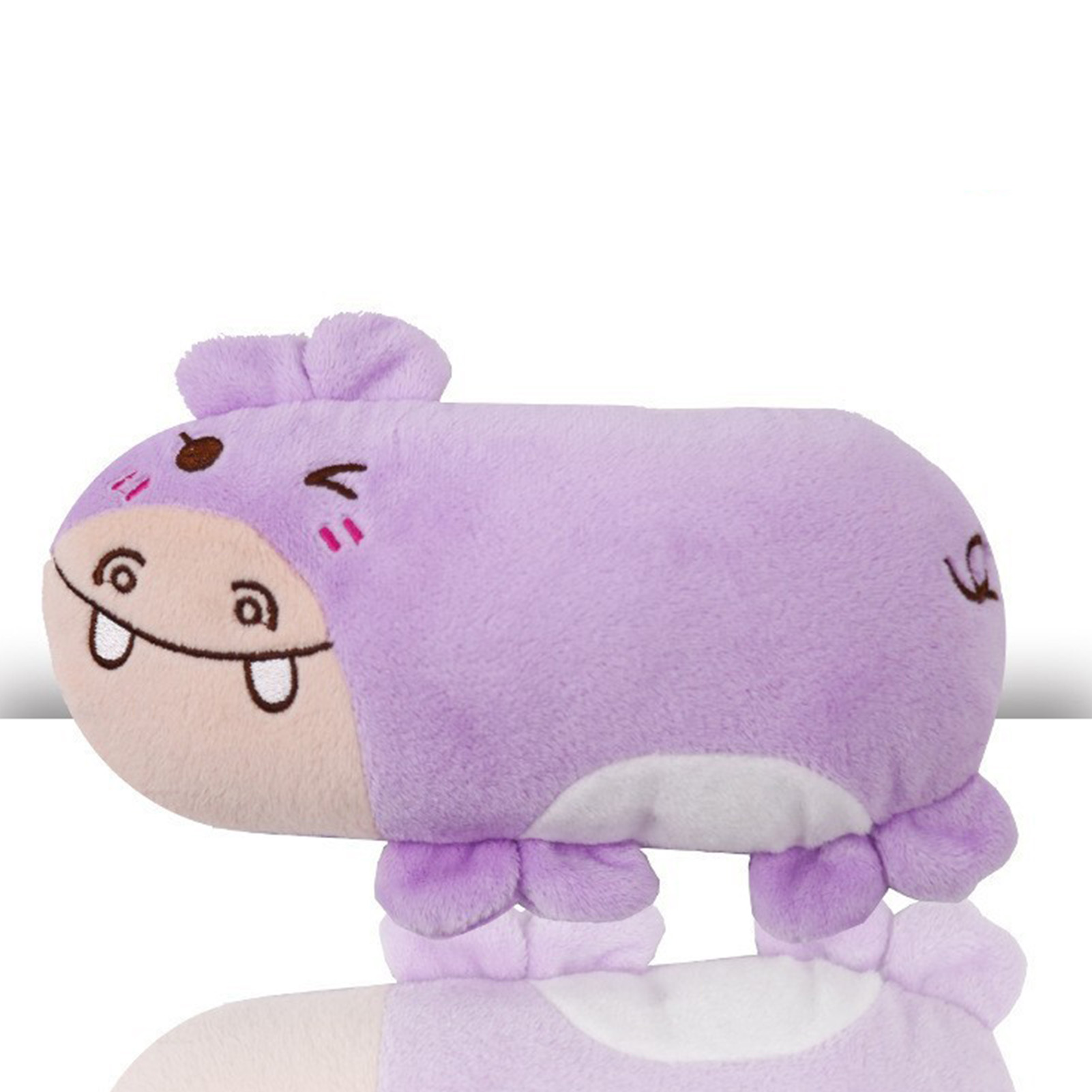 Hippo Plush Dog Toys Cute Cartoon Teeth Grinding Relieve Boredom Stuffed Plush Dog Toys For Indoor