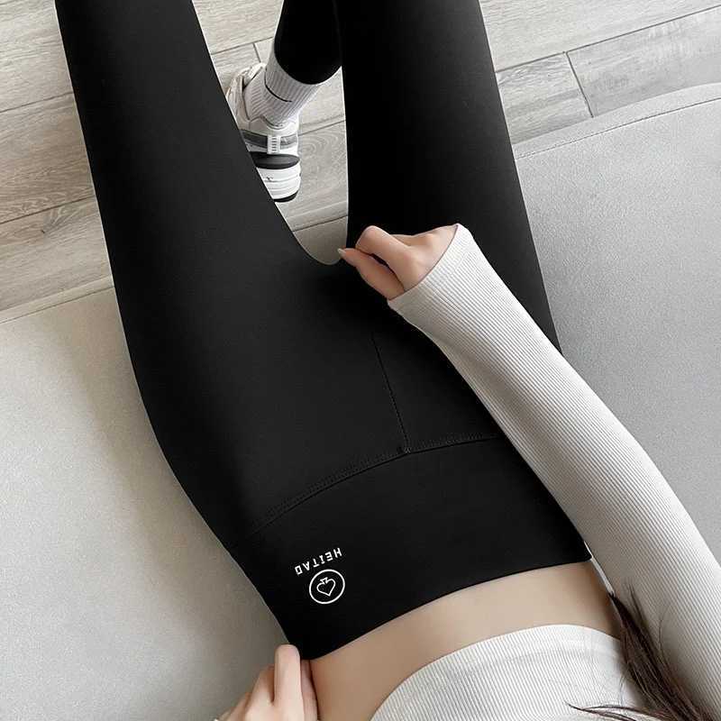 1PC High-waisted Yoga leggings Athletic tights Warm womens running pants Sexy hip lift pants Tights High-waisted stretchX240914
