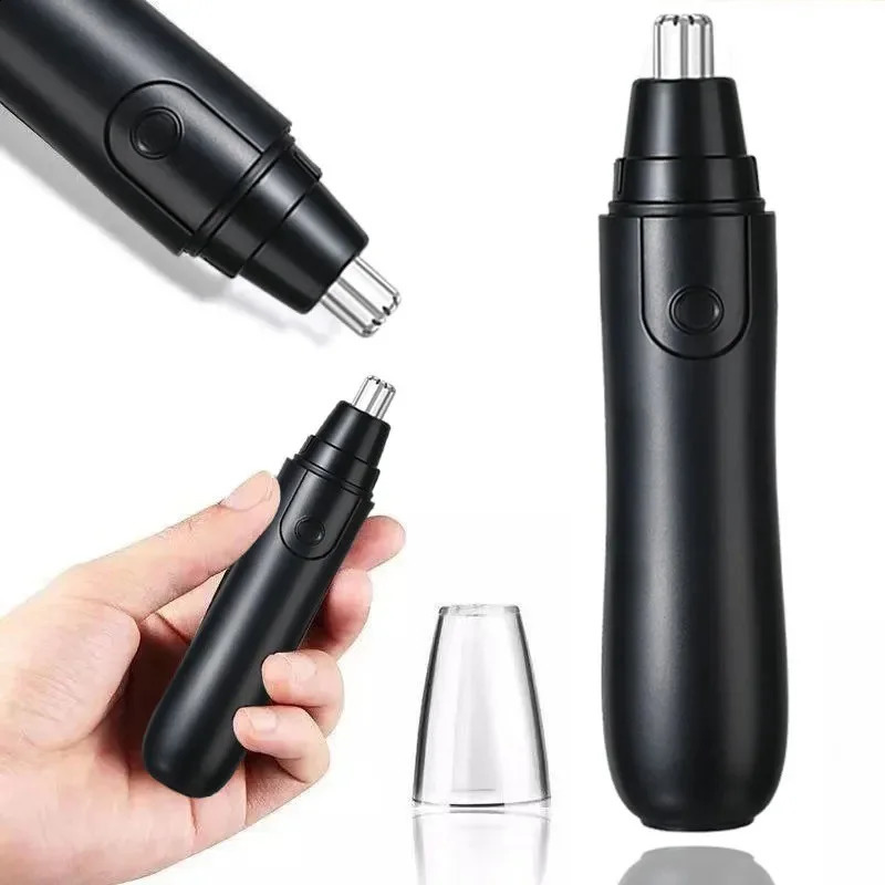 Electric Nose Hair Trimmer Implement Shaver Clipper Men Women Ear Neck Eyebrow Man Clean Trimer Razor Remover Kit 240911