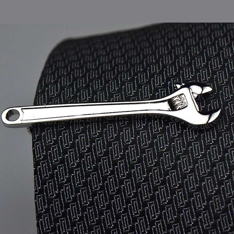 Wrench Tie Clips High-quality Copper Men Gifts Daily Suit Shirt Accessories Personality Simple Business Necktie ClipX240914