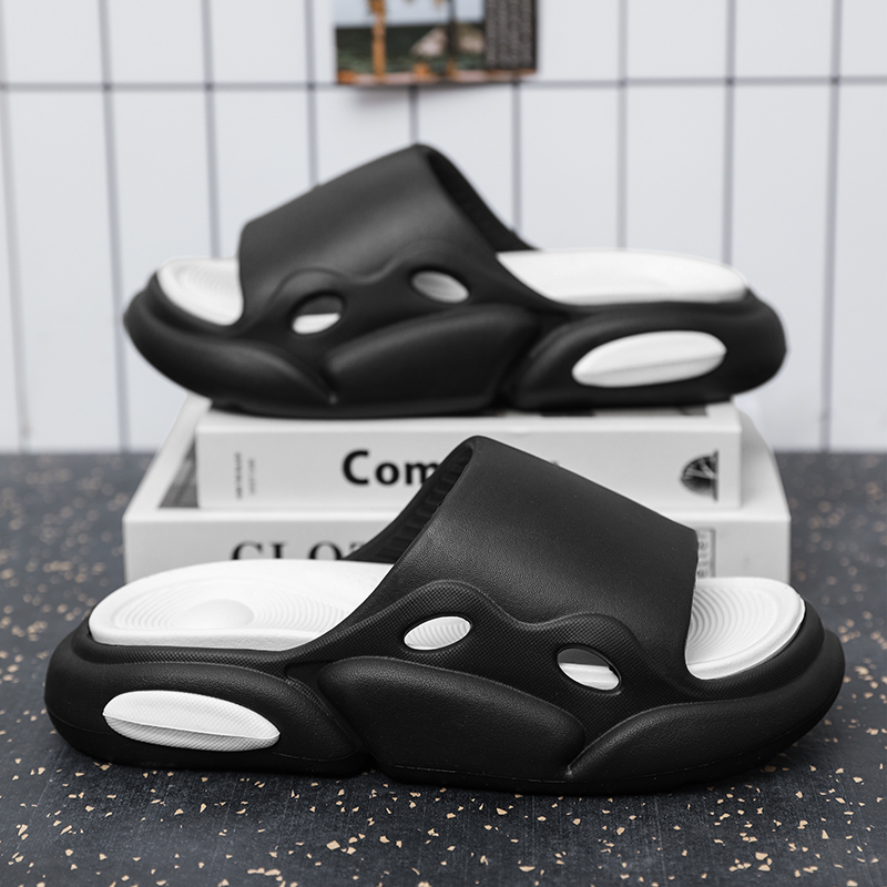 New Men Slippers Indoor Outdoor Sandals Beach Soft Thick Sole Slides Mens Casual Shoes Flip-flops Home Slippers Slides 36-45