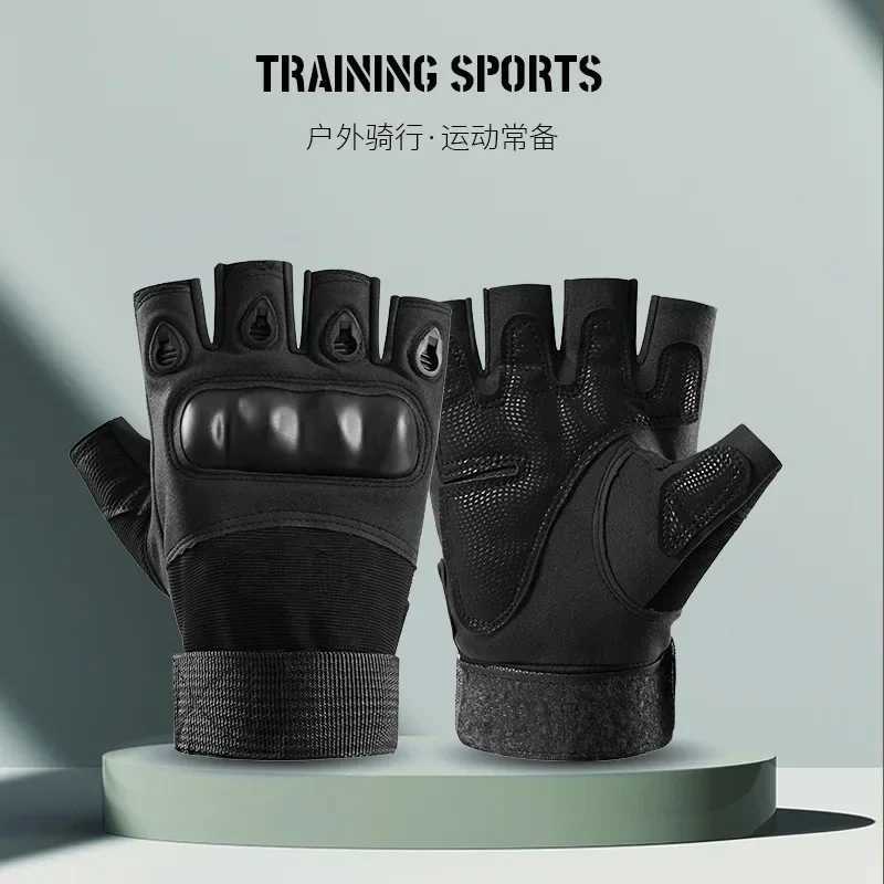 Non-slip Cycling Gloves Men Tactical Knuckle Protection Sports Full Finger Motorcycle Bike Gloves Women Bicycle Guantes Moto Y240914