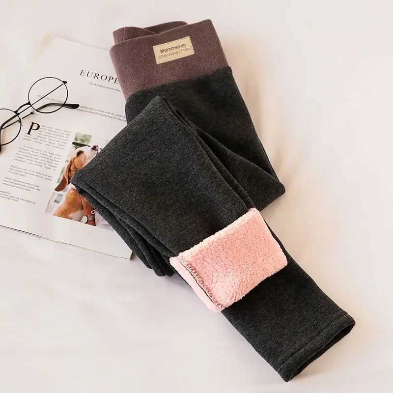 Womens Winter Thicken Leggings Keep Warm Fleece Skinny Slim Pants Female Super Thick Thermal Leggins Clothing for Women E739X240914