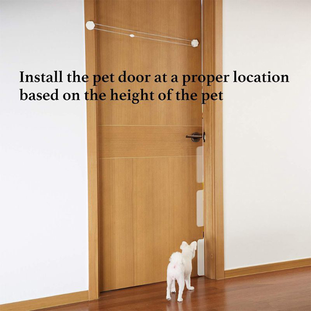 Pet Door Opener Automatic Lockable Pet Door Opener Controllable Entry Training Pets Automotive Door Opener for Pet Cat Dog