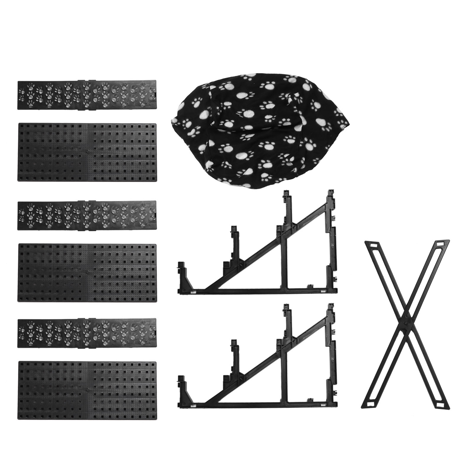 Pet Climbing Ladder 3 Tiers Portable Non Slip Removable Dog Stairs For Dogs And Cats