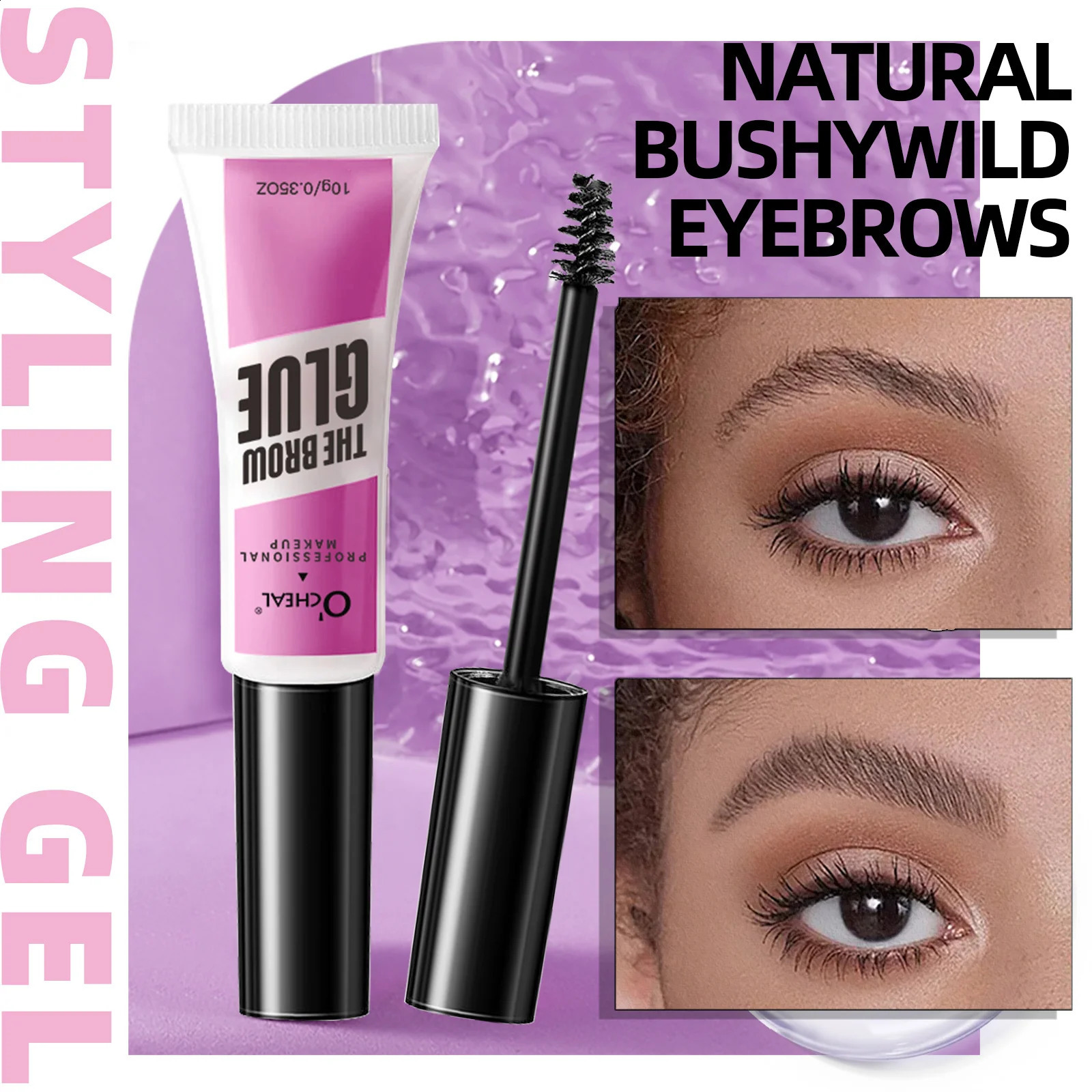 3D Eyebrow Natural Styling Gel Waterproof Transparent Quick Dry Eyebrow Wax Brow Lifting Long-lasting Eyebrow Enhancers Makeup 240914